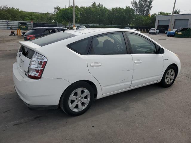 TOYOTA PRIUS 2007 white  hybrid engine JTDKB20U577629742 photo #4
