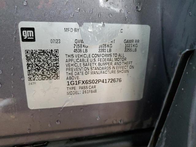 2023 CHEVROLET BOLT EV 2L 1G1FX6S02P4172676