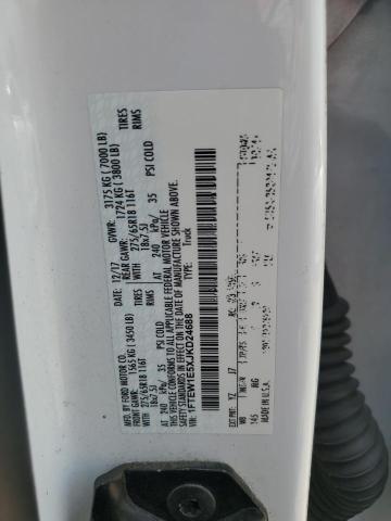 2018 FORD F150 SUPER - 1FTEW1E5XJKD24688