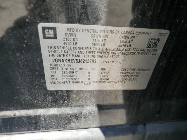 2018 CHEVROLET EQUINOX LS - 2GNAXREV5J6213793