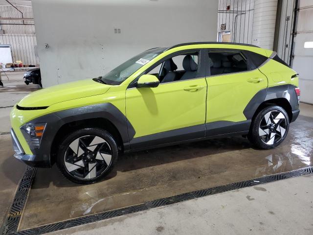 HYUNDAI KONA LIMIT 2024 green  gas KM8HECA34RU028268 photo #1