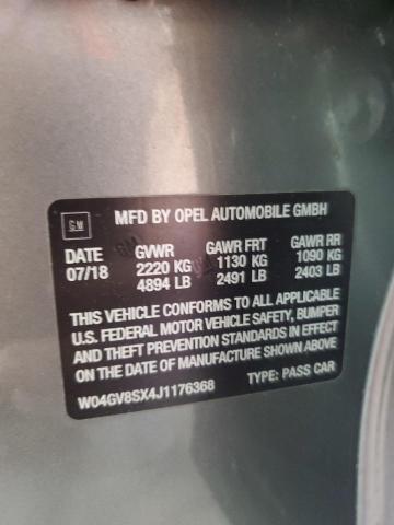 2018 BUICK REGAL TOUR W04GV8SX4J1176368