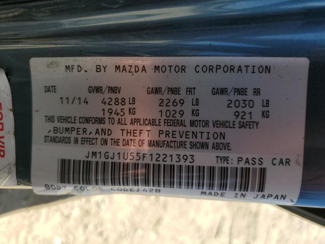 2015 MAZDA 6 SPORT - JM1GJ1U55F1221393