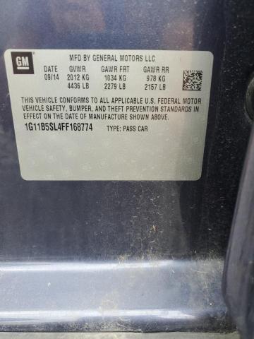 2015 CHEVROLET MALIBU LS 1G11B5SL4FF168774