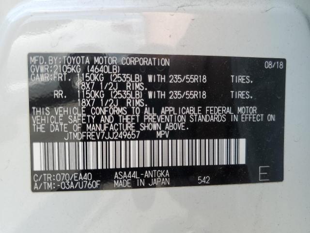 2018 TOYOTA RAV4 LIMIT - JTMDFREV7JJ249657