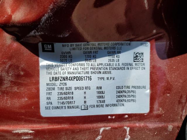2023 BUICK ENVISION E - LRBFZNR4XPD061716