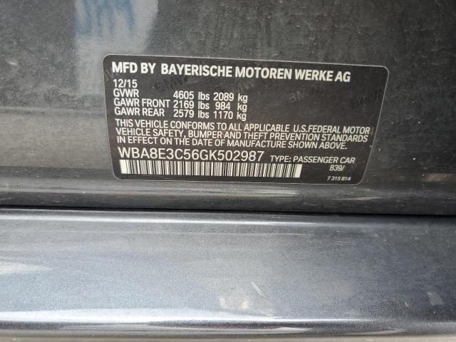 2016 BMW 328 XI SUL WBA8E3C56GK502987