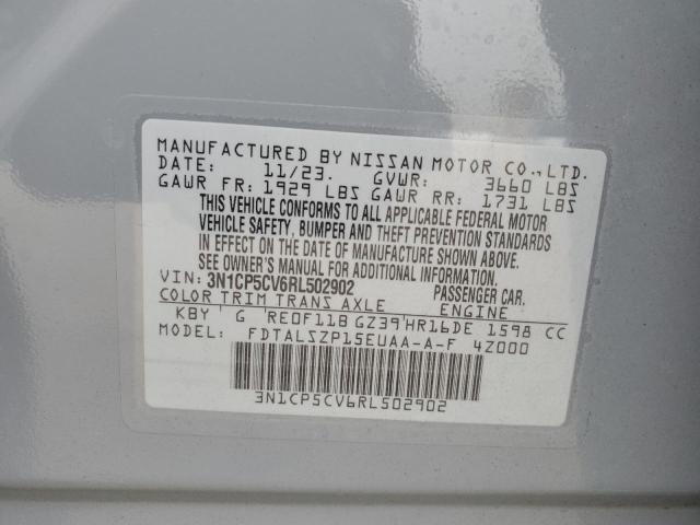 2024 NISSAN KICKS SV - 3N1CP5CV6RL502902