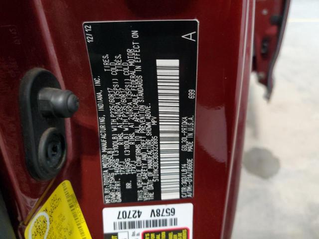 2013 TOYOTA SIENNA XLE - 5TDYK3DC3DS322895