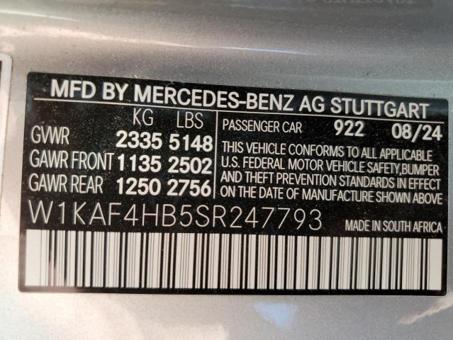 2025 MERCEDES-BENZ C 300 4MAT - W1KAF4HB5SR247793