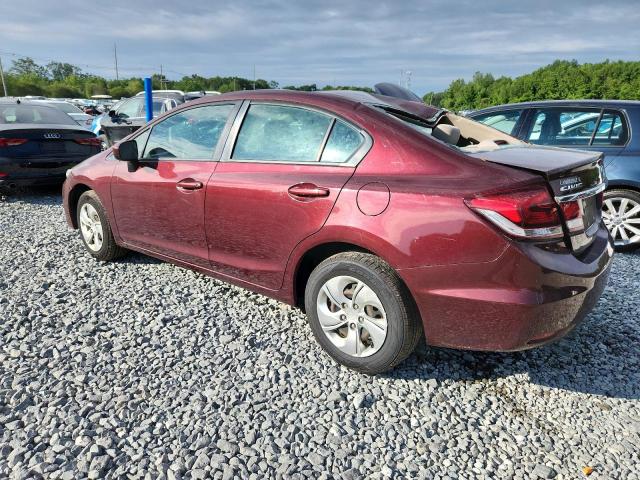 Vin: 19xfb2f56fe281935, lot: 62581625, honda civic lx 20152