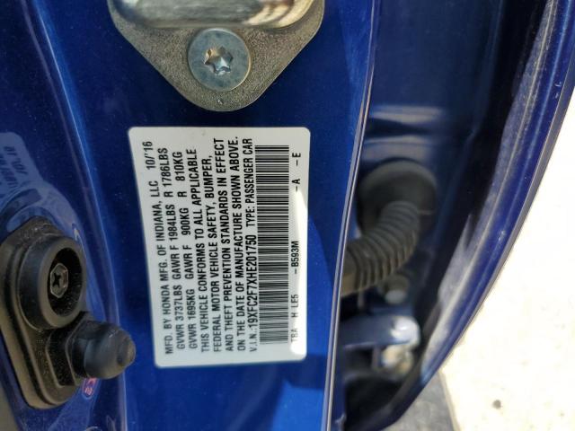 2017 HONDA CIVIC EX - 19XFC2F7XHE201750