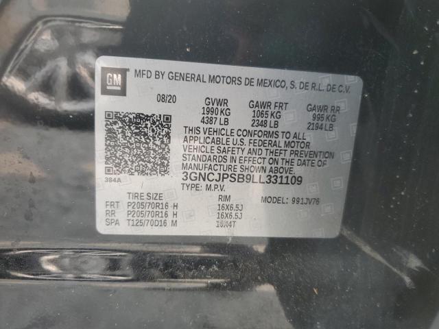 2020 CHEVROLET TRAX 1LT - 3GNCJPSB9LL331109