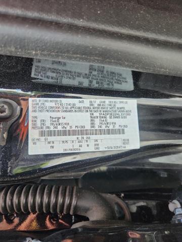 2017 FORD FOCUS S 1FADP3E22HL331350
