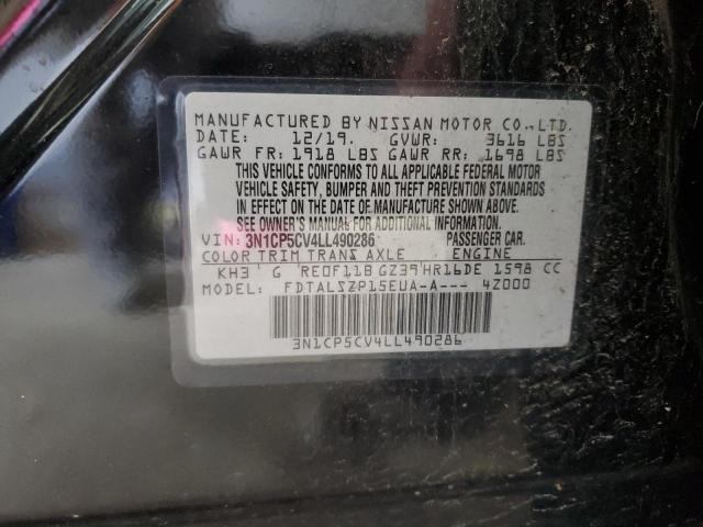 2020 NISSAN KICKS SV 3N1CP5CV4LL490286