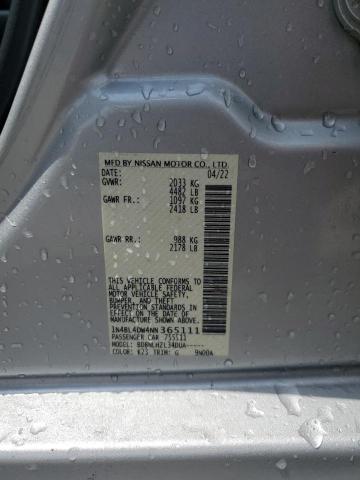 2022 NISSAN ALTIMA SV - 1N4BL4DW4NN365111