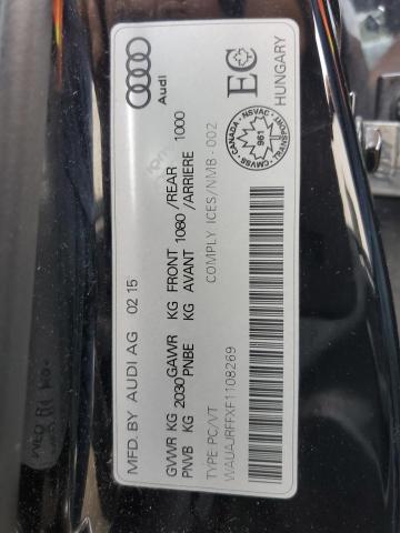 2015 AUDI A3 PREMIUM WAUAJRFFXF1108269