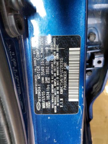 2015 HYUNDAI ACCENT GS KMHCT5AE9FU228393