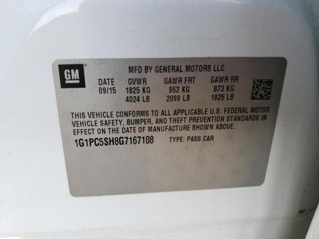 2016 CHEVROLET CRUZE LIMI - 1G1PC5SH8G7167108