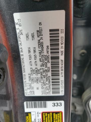 2016 TOYOTA TACOMA DOU - 3TMCZ5AN6GM004538