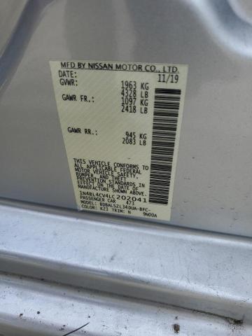 2020 NISSAN ALTIMA SR 1N4BL4CV4LC202041