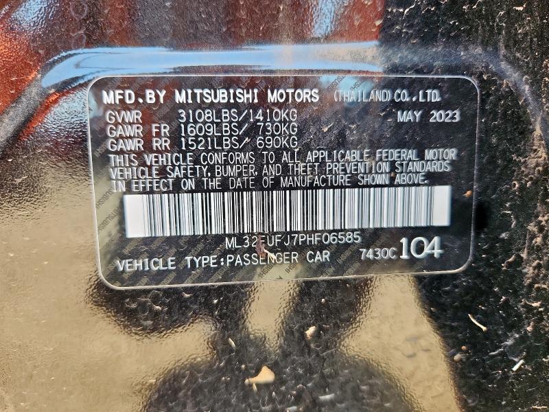 2023 MITSUBISHI MIRAGE G4 - ML32FUFJ7PHF06585