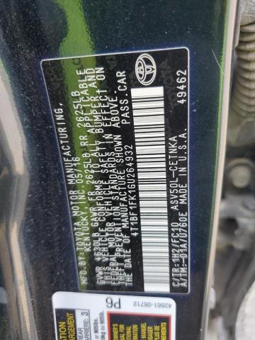 2016 TOYOTA CAMRY LE - 4T1BF1FK1GU264932