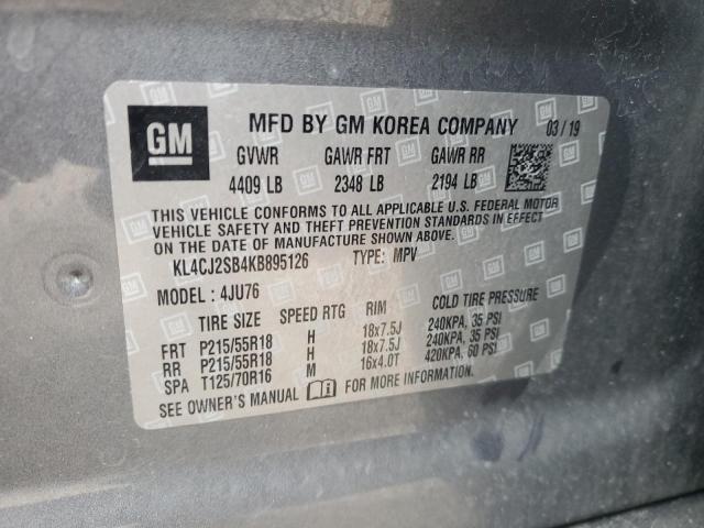 2019 BUICK ENCORE SPO KL4CJ2SB4KB895126