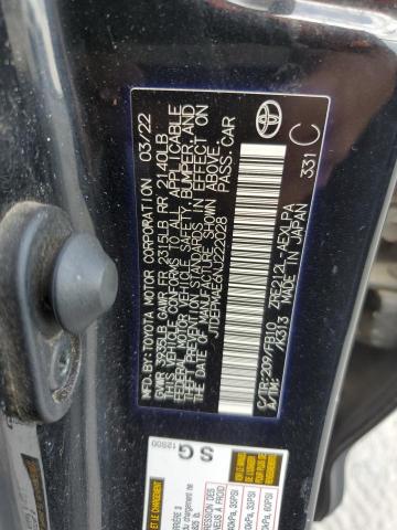 2022 TOYOTA COROLLA LE - JTDEPMAE6NJ222028