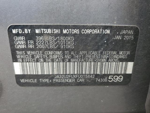 2015 MITSUBISHI LANCER ES JA32U2FUXFU015642