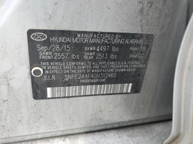 2016 HYUNDAI SONATA SE - 5NPE24AF4GH312460