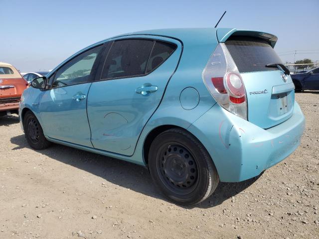 TOYOTA PRIUS C 2014 turquoise hatchbac hybrid engine JTDKDTB36E1065572 photo #3
