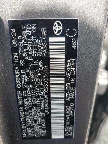 2025 TOYOTA CROWN XLE JTDAAAAFXS3033616