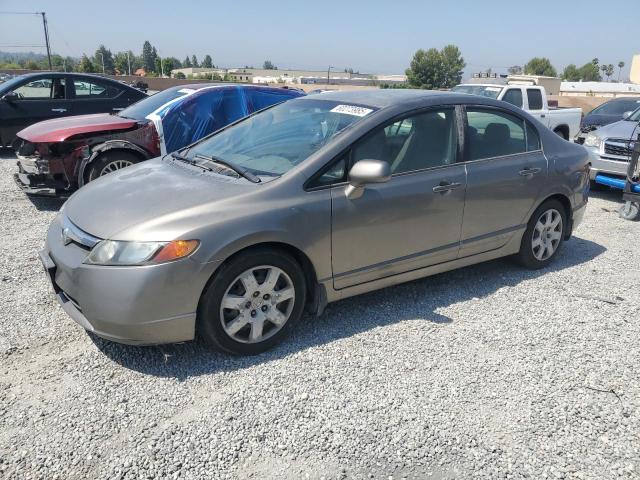 HONDA CIVIC LX 2007 beige  gas JHMFA16567S001084 photo #1