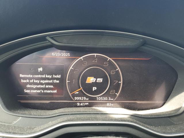 2018 AUDI S5 PRESTIG WAUC4CF52JA117965
