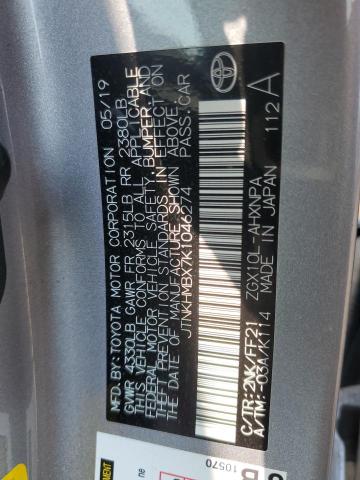 2019 TOYOTA C-HR XLE JTNKHMBX7K1046274