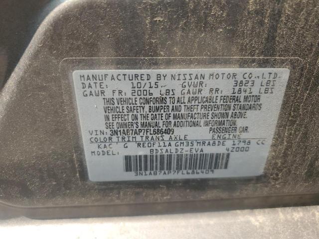 2015 NISSAN SENTRA S - 3N1AB7AP7FL686409