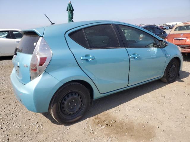 TOYOTA PRIUS C 2014 turquoise hatchbac hybrid engine JTDKDTB36E1065572 photo #4