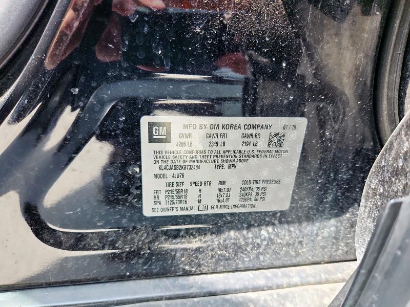 2019 BUICK ENCORE PRE - KL4CJASB2KB732484