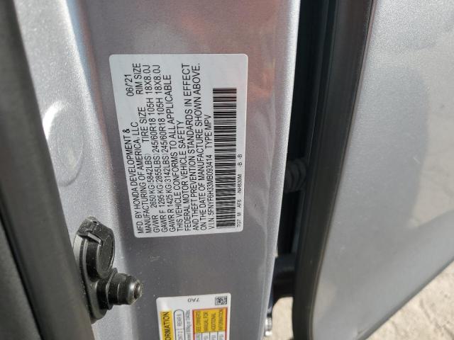 2021 HONDA PILOT EX 5FNYF6H33MB093414