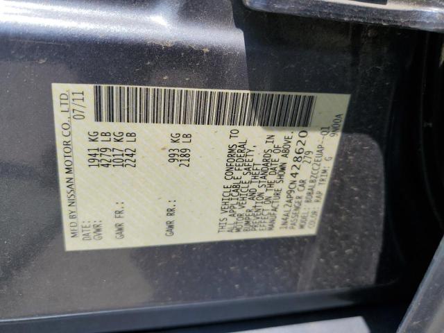 2012 NISSAN ALTIMA BAS - 1N4AL2AP9CN428620