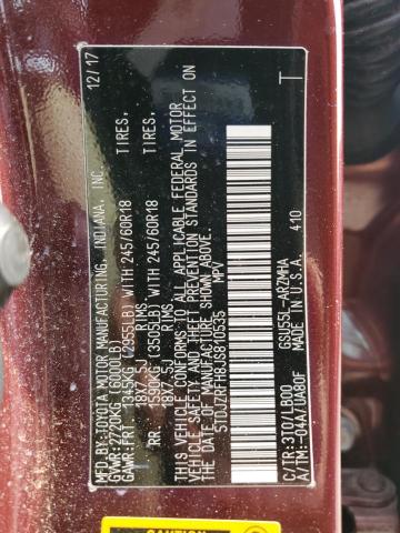 5tdjzrfh8js810535 - 2018 Toyota highlander se - #59584825