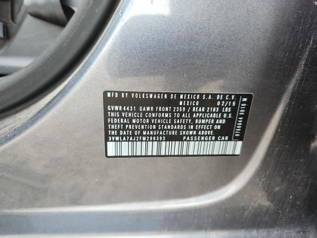 2015 VOLKSWAGEN JETTA TDI 3VWLA7AJ2FM296393