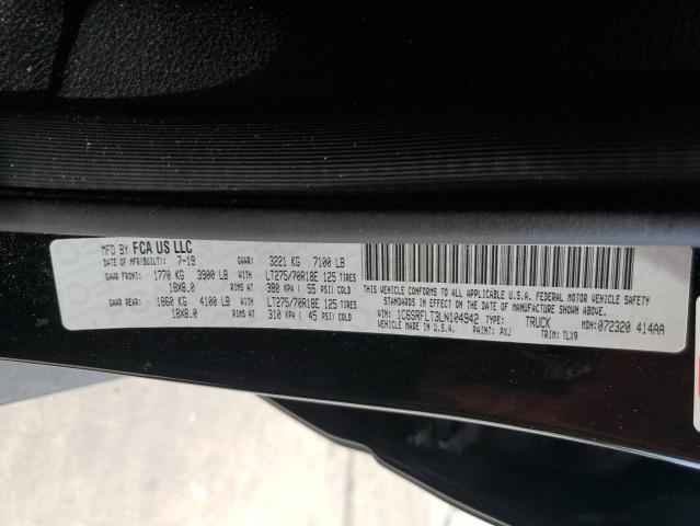 2020 RAM 1500 REBEL - 1C6SRFLT3LN104942