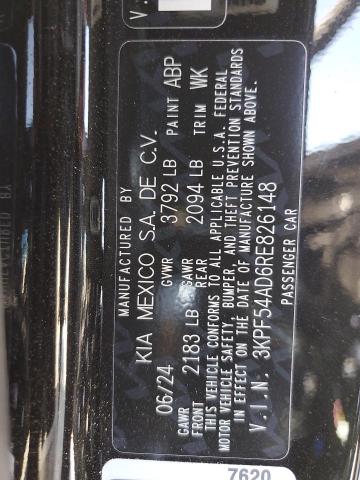 2024 KIA FORTE GT L 3KPF54AD6RE826148