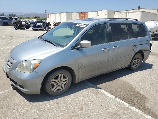 HONDA ODYSSEY EX 2006 blue  gas 5FNRL38616B116178 photo #1