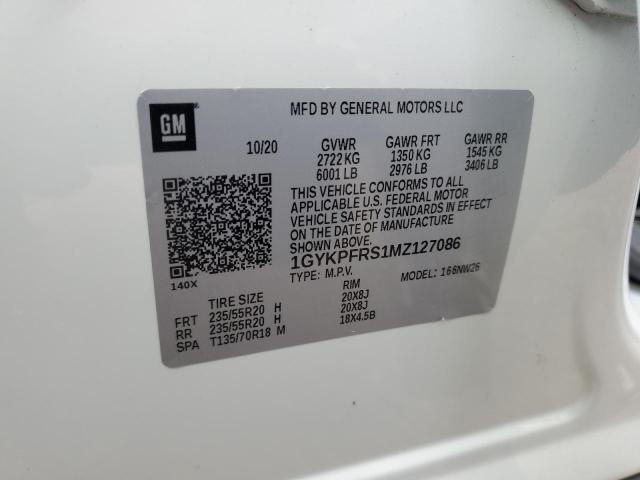 2021 CADILLAC XT6 PLATIN 1GYKPFRS1MZ127086