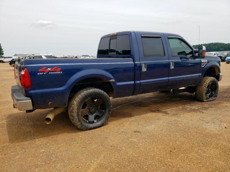 FORD F250 SUPER 2008 blue crew pic diesel 1FTSW21R58ED32756 photo #4
