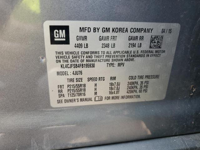 2015 BUICK ENCORE CON - KL4CJFSB4FB195930