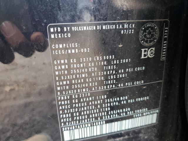 2022 VOLKSWAGEN TIGUAN SEL 3VV4B7AX5NM146898